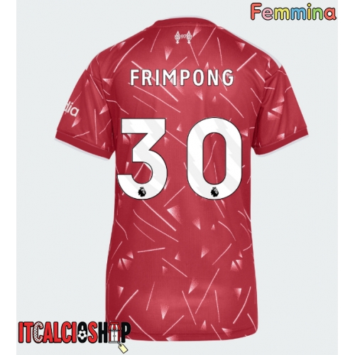 Liverpool Jeremie Frimpong #30 Prima Maglia Femmina 2026-27 Manica Corta